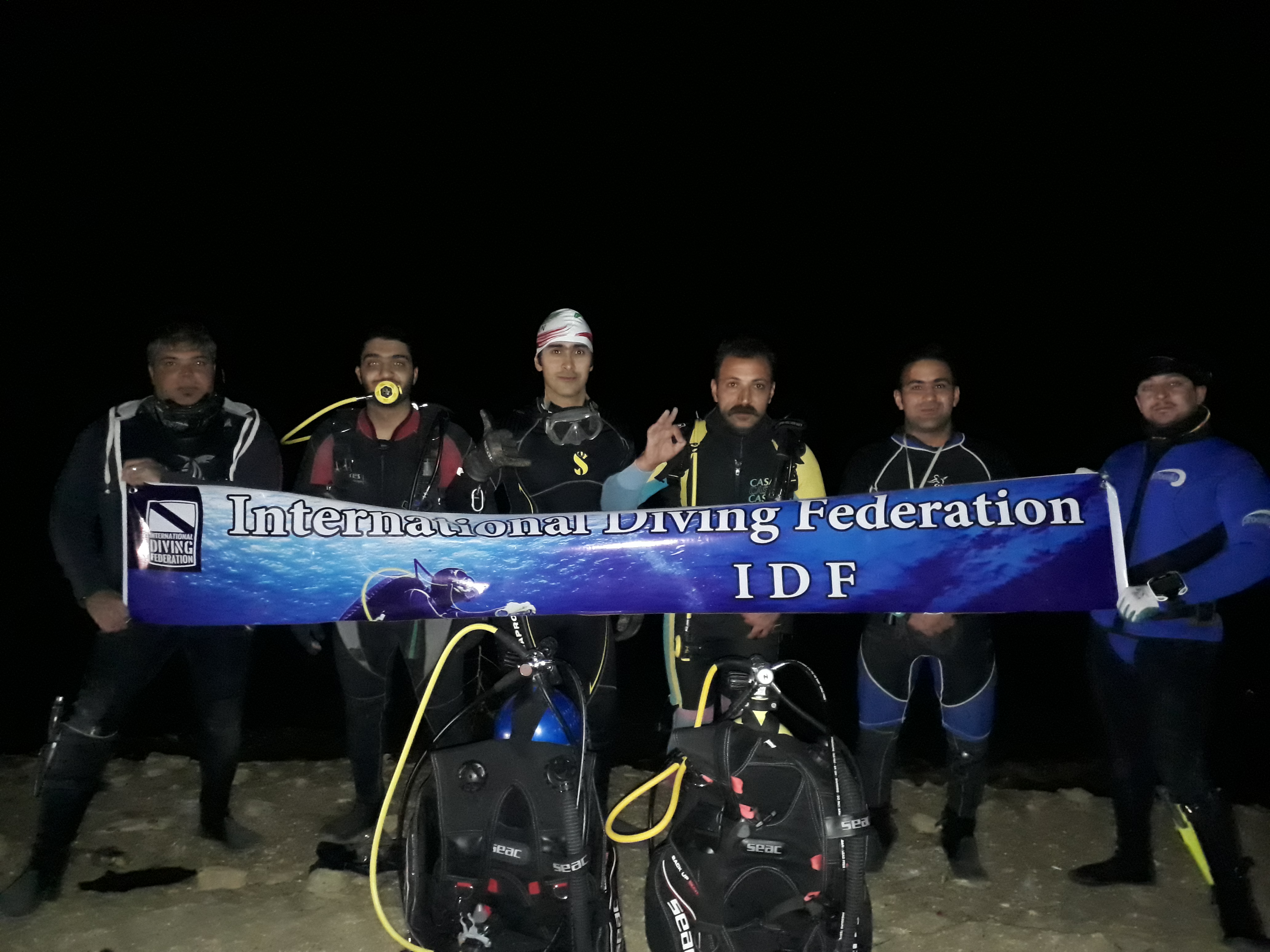 دوره غواصی شب night diver IDF 